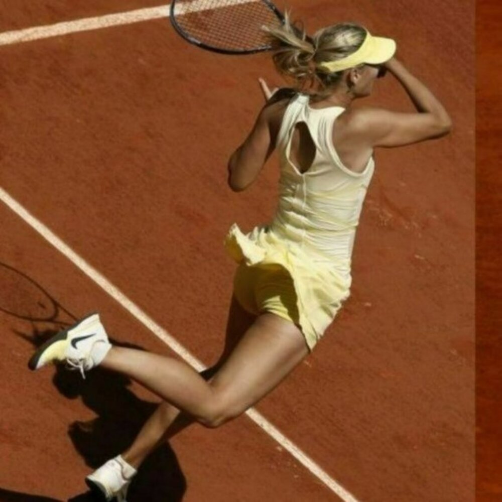 Nwt Nike Stunning Maria Sharapova Tennis Dress w/ Bra mesh skirt S Small - Picture 4 of 16
